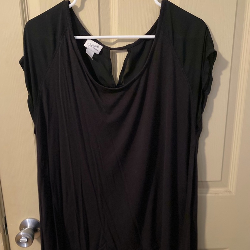 Jaclyn Smith black blouse. Size XXL.